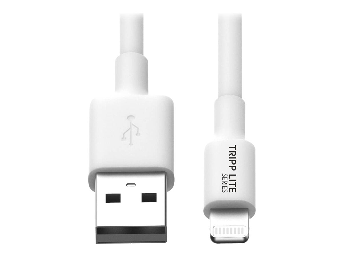 EATON TRIPPLITE USB-A to Lightning Sync/Charge Cable M/M MFi Certified Data / power cable USB M to Lightning M 1.83m white