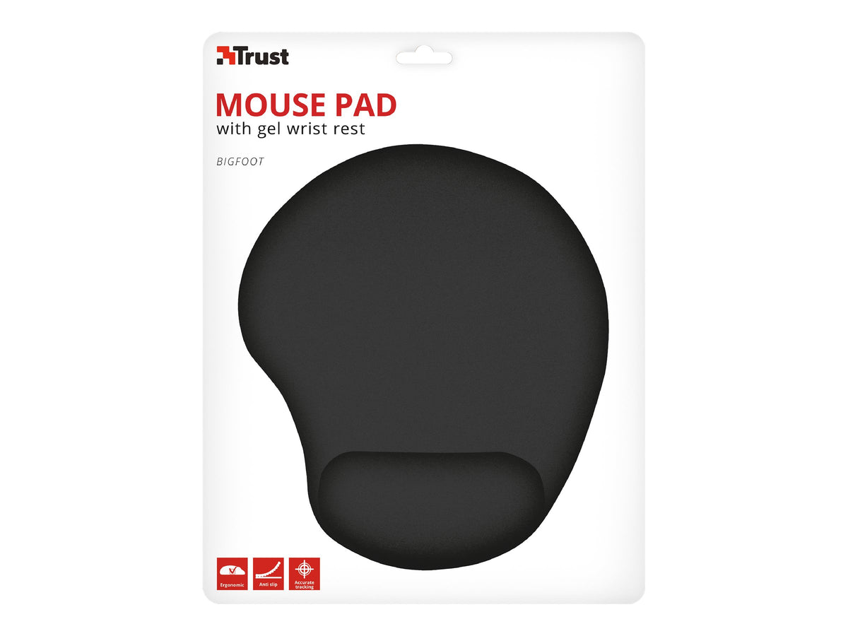 TRUST Tapis de souris ergonomique BIGFOOT - noir