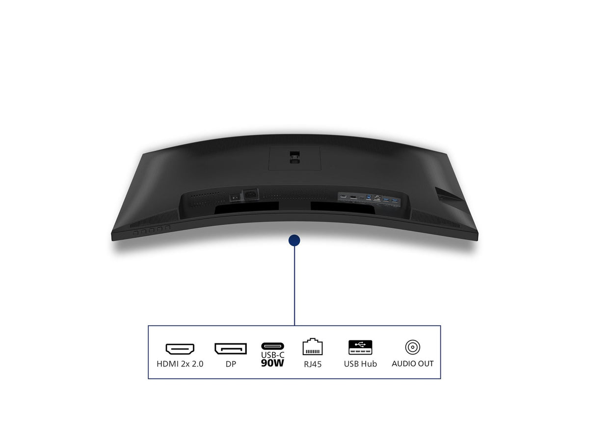PHILIPS 34B2U3600C/00 34inch Curved Monitor 3440x1440 HDMI DP RJ-45 USB USB-C DOCK 90W