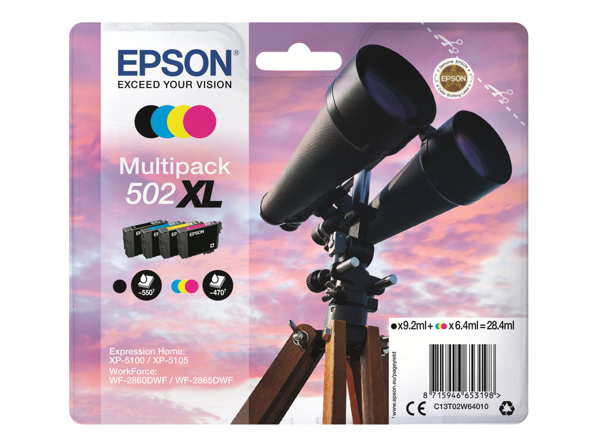 EPSON 1LB Multipack 4-colours 502XL Ink SEC w/s