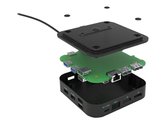 I-TEC USB-C Dual Display MST Docking Station 2xDP 1xGLAN 3xUSB 3.1 2xUSB 2.0 1xUSB-C-Data 1xAudio/Mic Jack 1x100W USB-C PD