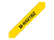 BROTHER P-TOUCH MK-621 noir sur jaune  9mm