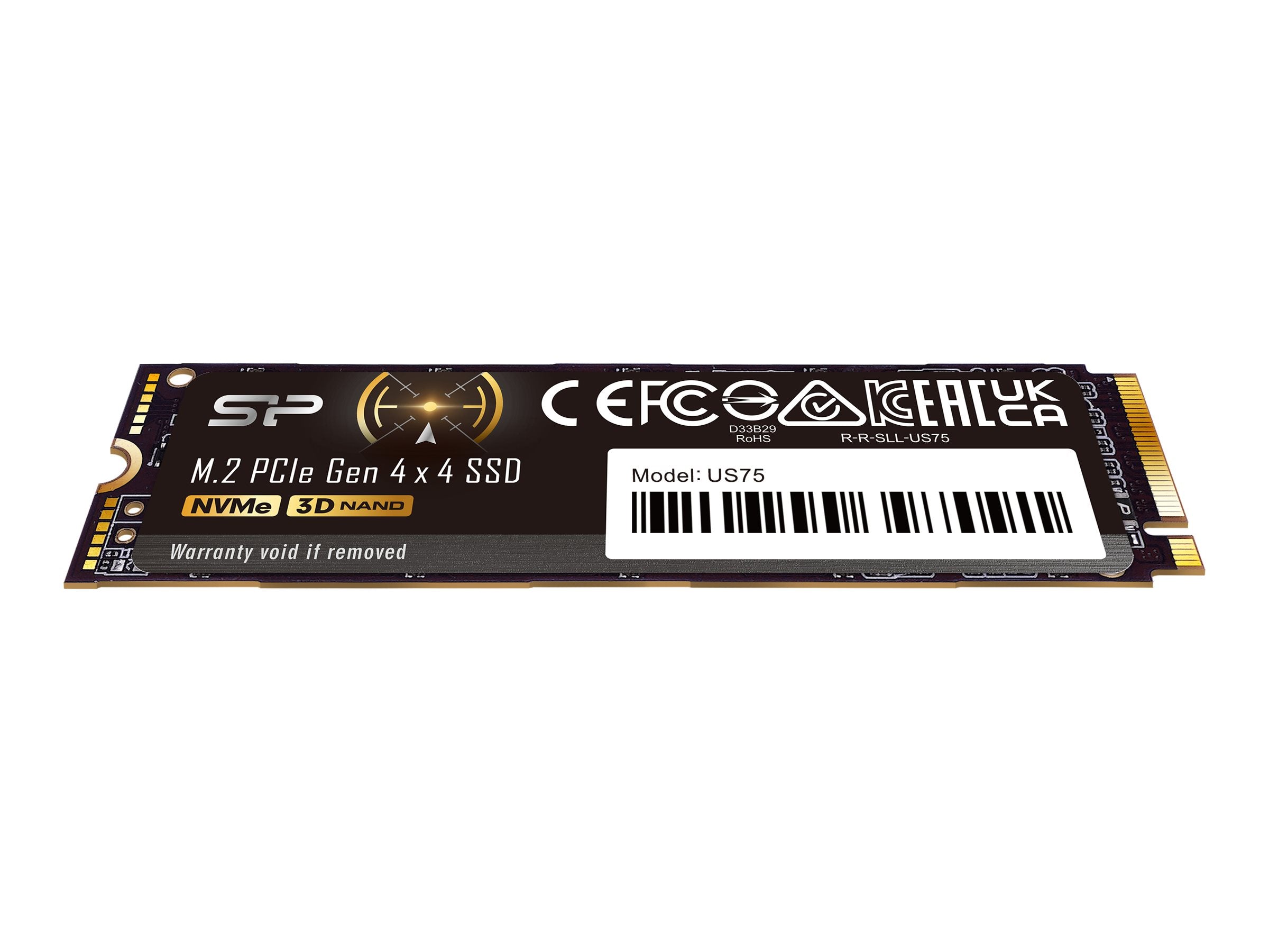 SILICON POWER SSD US75 4To M.2 PCIe NVMe Gen4x4 NVMe 1.4 7000/6500Mo/s