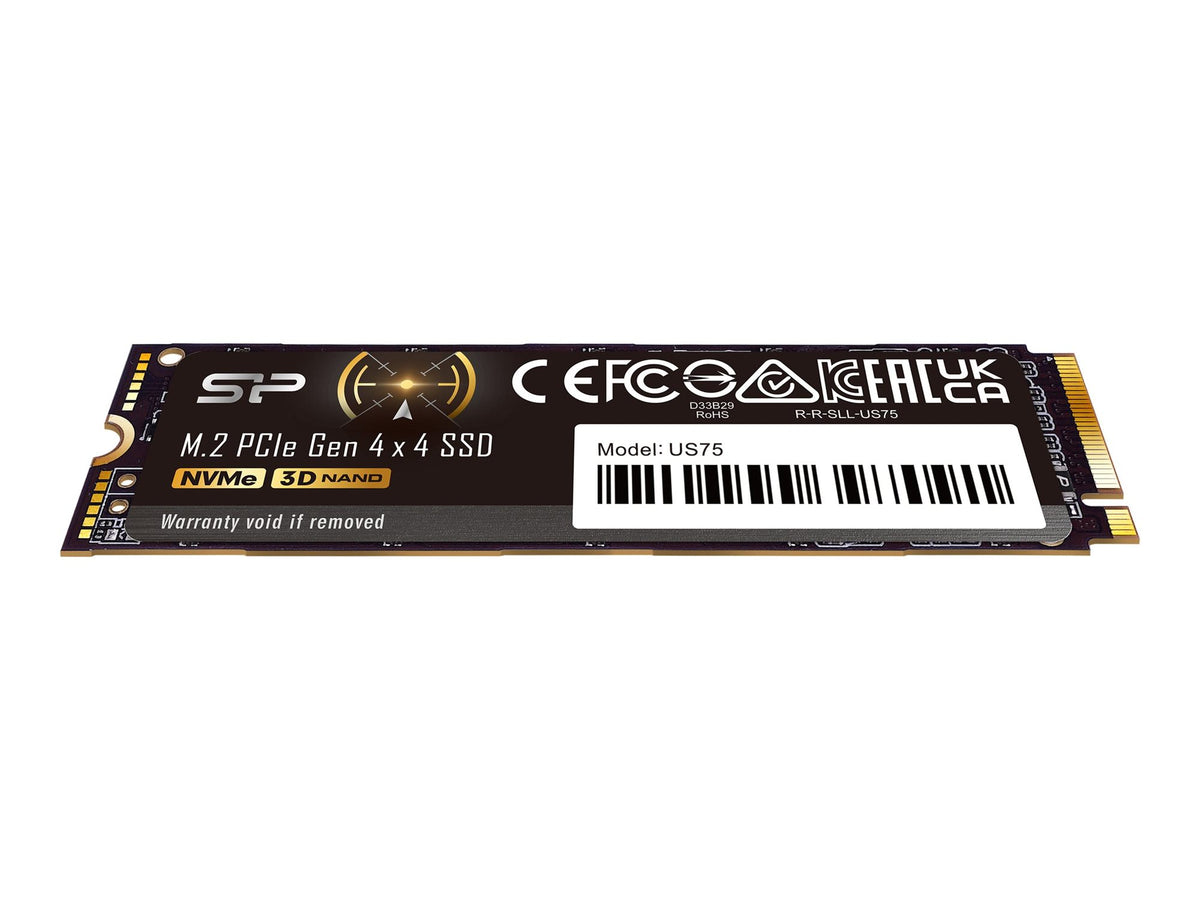 SILICON POWER SSD US75 1To M.2 PCIe NVMe Gen4x4 NVMe 1.4 7000/6000Mo/s