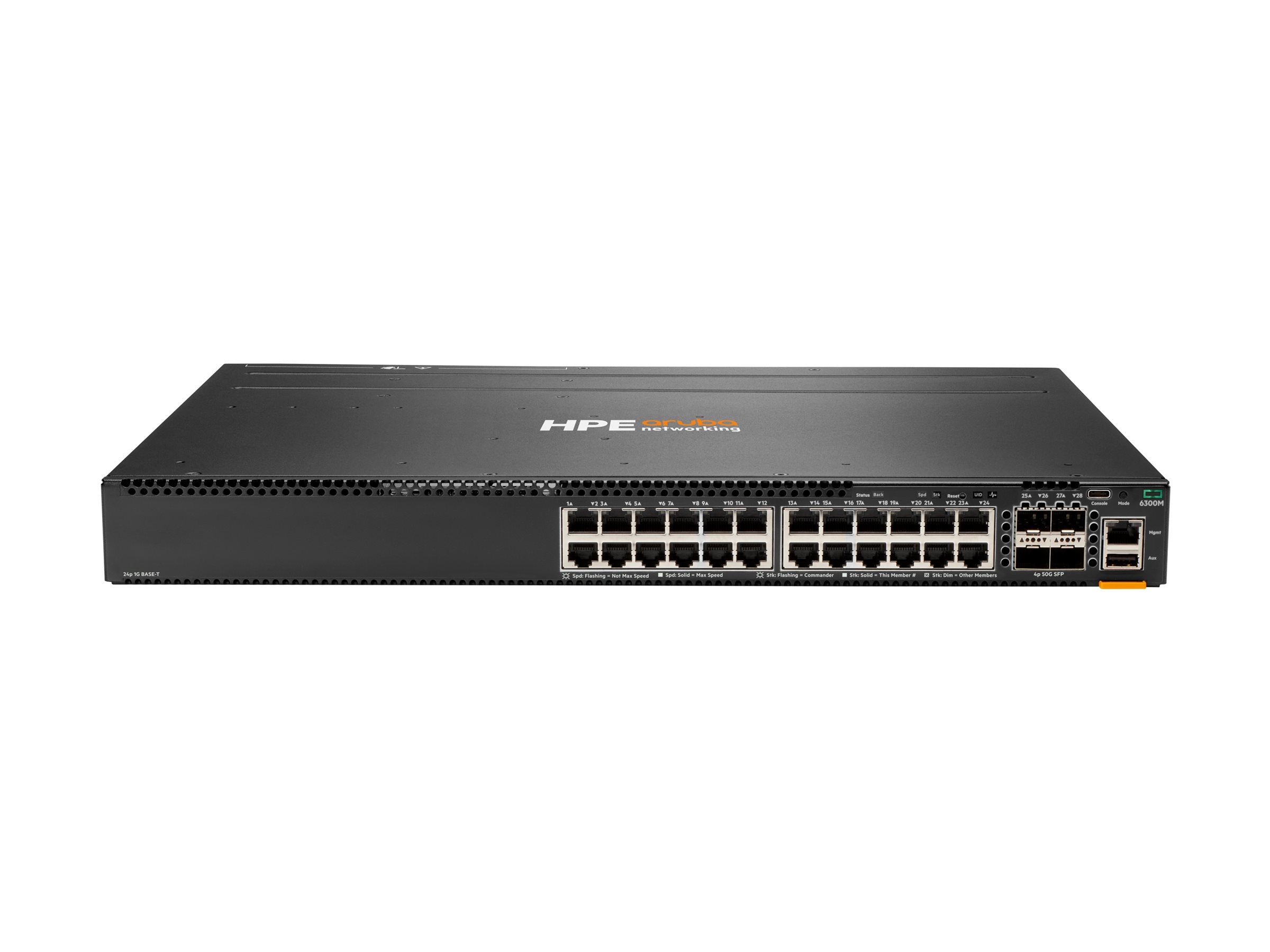 HPE Aruba 6300M 24-port 1GbE and 4-port SFP56 Switch