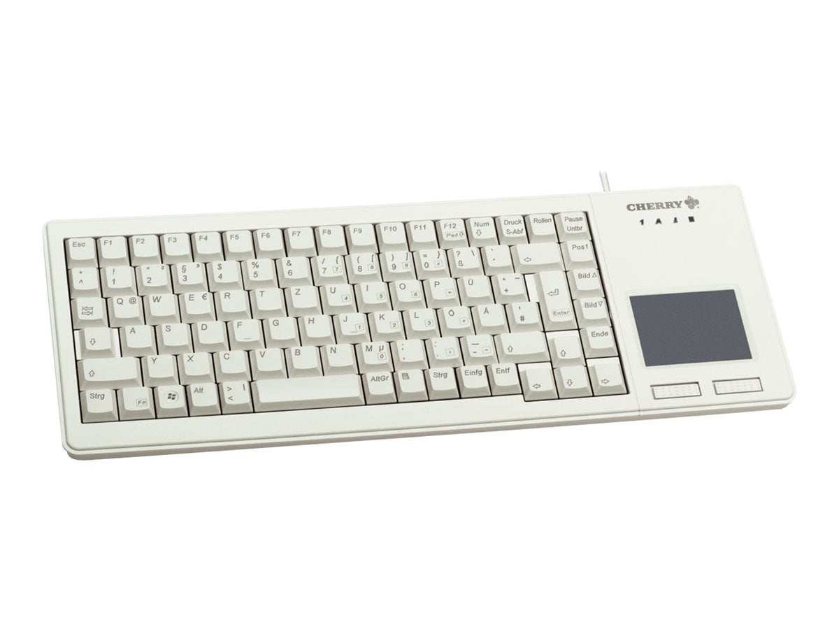 CHERRY XS Touchpad Keyboard corded USB grey (DE)