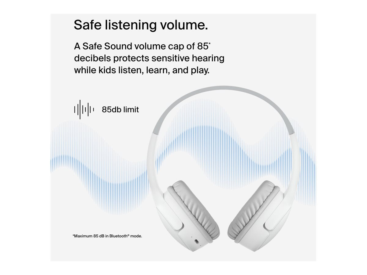 BELKIN Soundform Mini Kids Headphones White