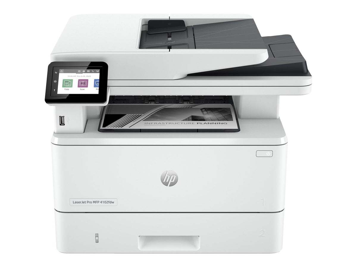 HP LaserJet Pro MFP 4102fdw Mono laser 38ppm Copy 40ppm Print 350sheets LAN Wi-Fi USB Bluetooth USB imprimante A4 laser mono WIFI