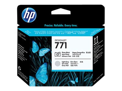 HP 771 original printhead CE020A black and light grey standard capacity 1-pack