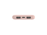 BELKIN Batterie externe 3 ports 10K avec câble USB-A vers USB-C rose