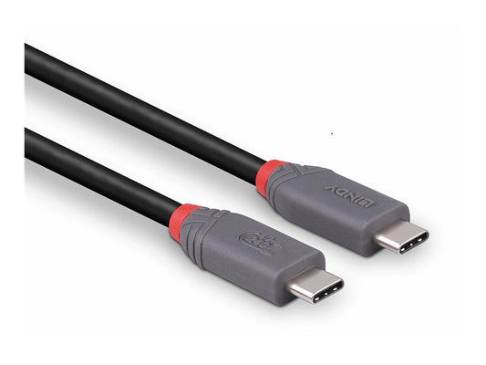 LINDY 1.5m USB 4 240W Type C Cable Anthra Line