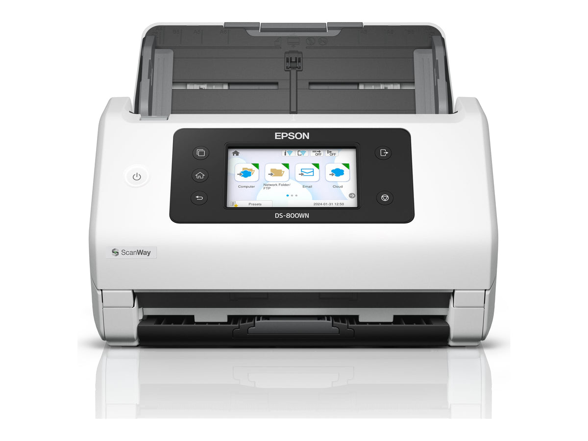 EPSON Scanner A4 network and Wifi autonome compatible with Open Platform 50ppm/100ipm feeder 100 sheets