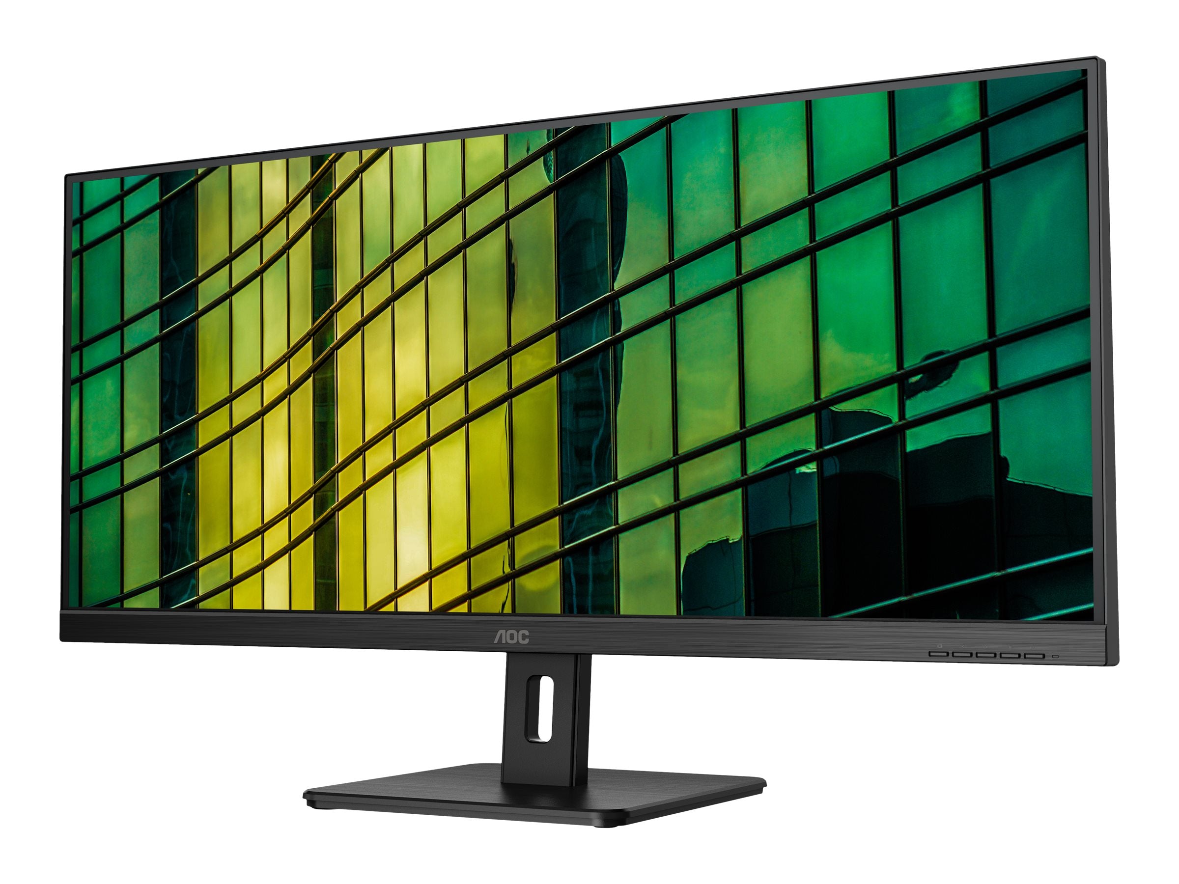 AOC U34E2M Écran LED - 34p - 3440 x 1440 WQHD 100 Hz - VA - 300 cd/m² - 4000:1 - 4 ms - 2xHDMI, DisplayPort - noir