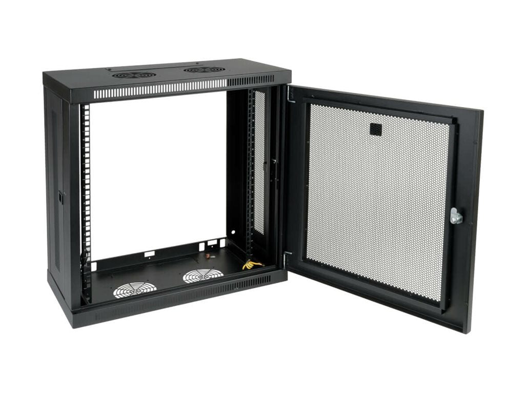 EATON TRIPPLITE SmartRack Rack enclosure cabinet low-profile patch-depth small wall mountable Black 12U 19