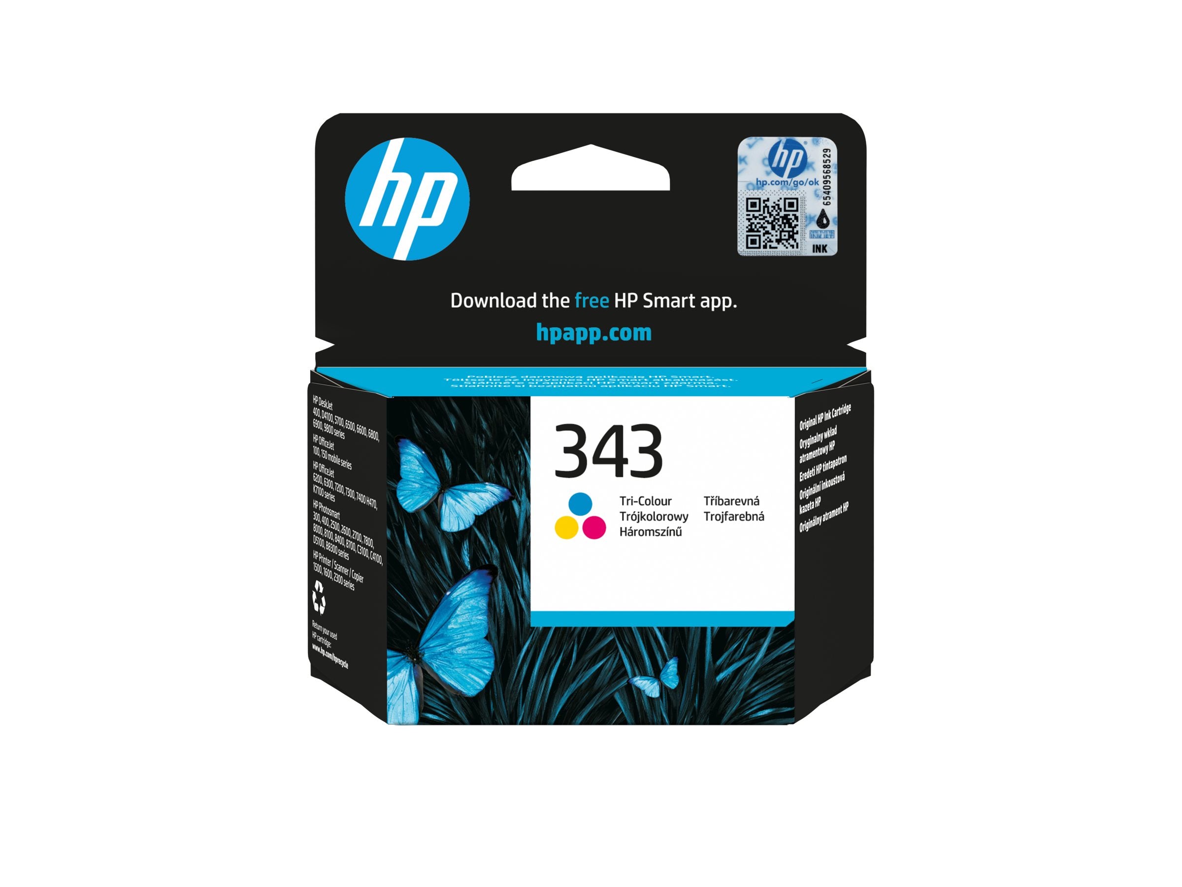 HP 343 original Ink cartridge C8766EE UUS tri-colour standard capacity 7ml 330 pages 1-pack WCF (P)