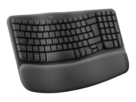 LOGITECH Wave Keys for Business - GRAPHITE - (FRA) - 2.4GHZ/BT - CENTRAL-419 - B2B
