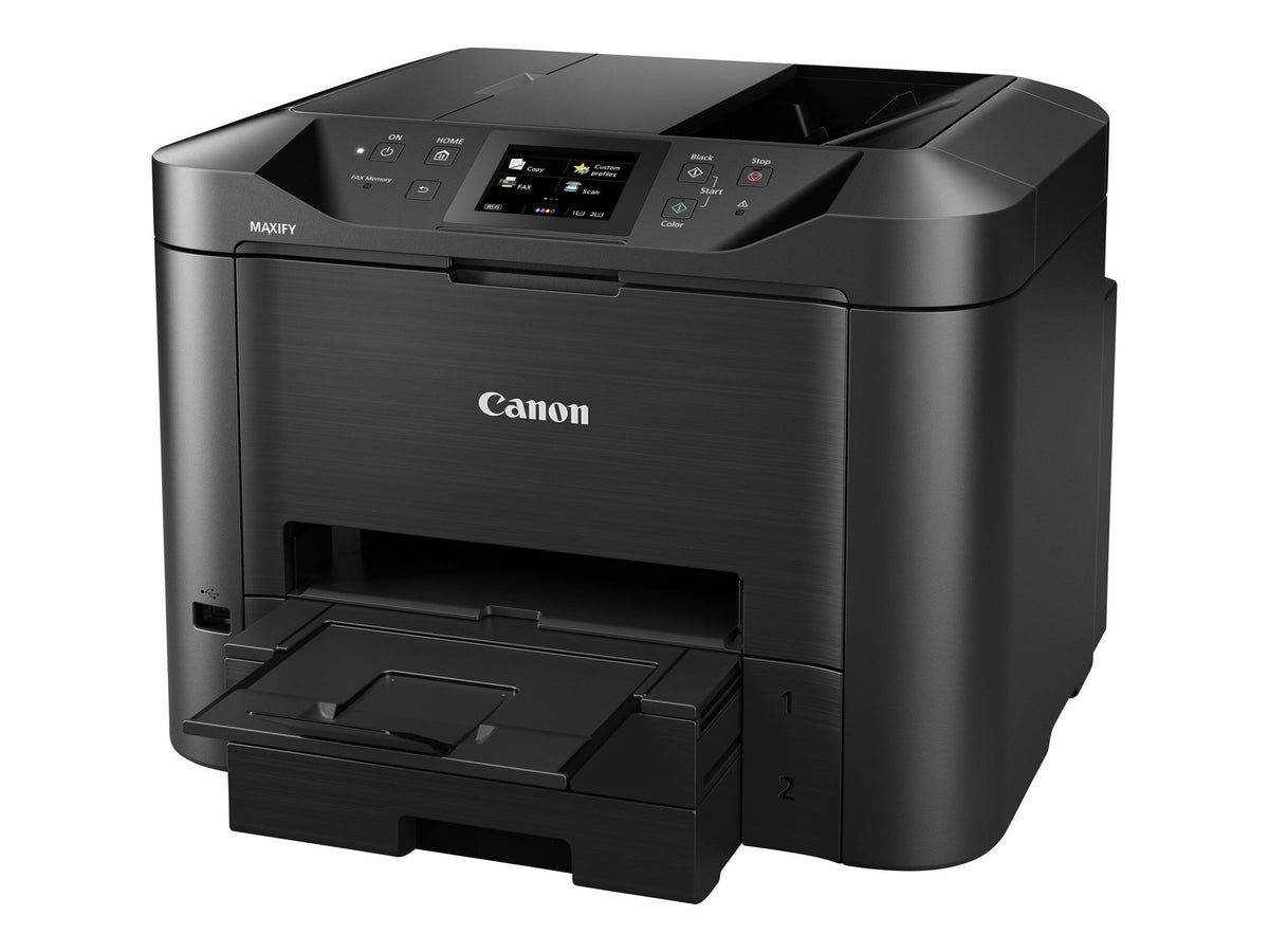 CANON MAXIFY MB5450 MFP colour ink-jet A4 210x297mm A4 22ppm copy 24 ipm print 500 sheets USB 2.0 LAN Wi-Fi USB host