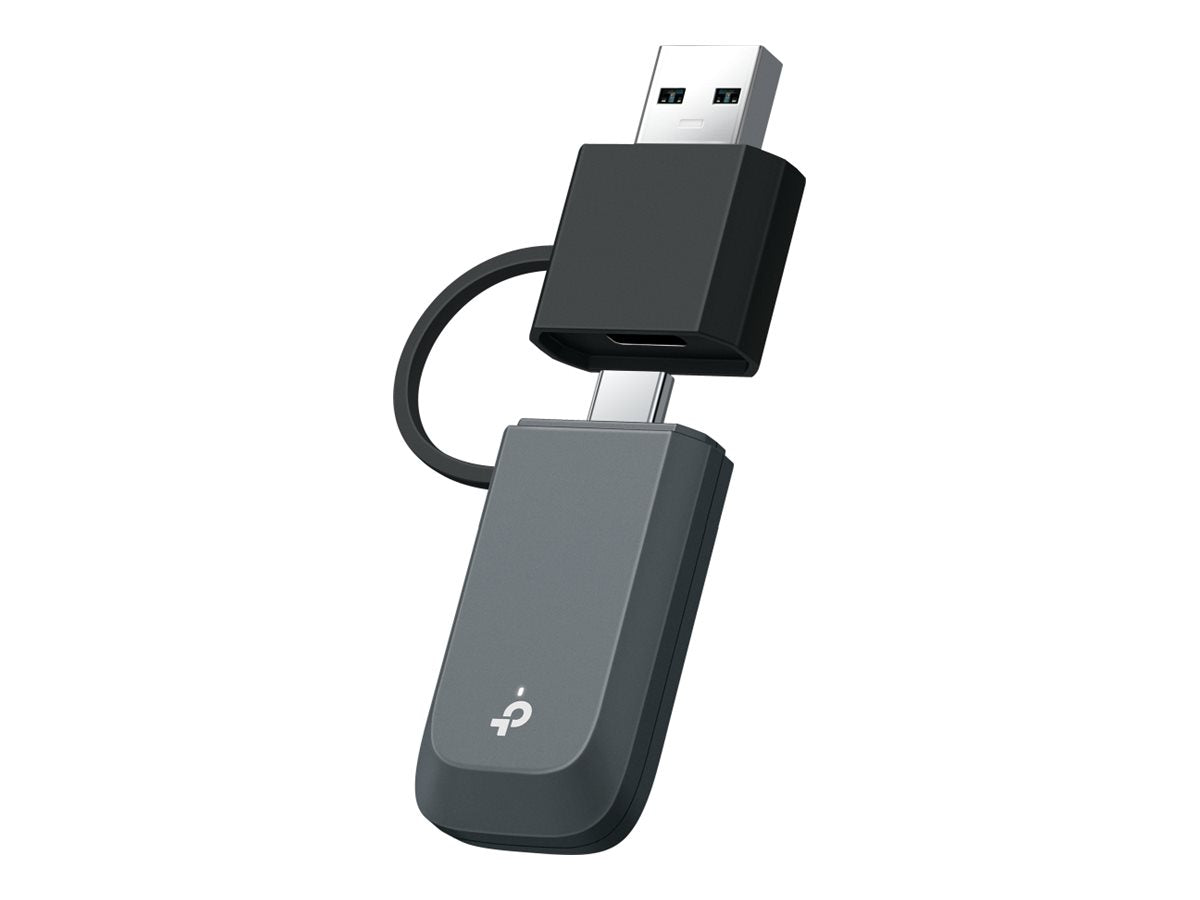 TP-LINK Adaptateur USB sans fil mini Wi-Fi 7 tri-bande BE6500 Archer TBE400U UE BE6500 RTL8912AU