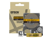 EPSON Ruban LK-4KBK - Satin - Noir sur Or 12/5
