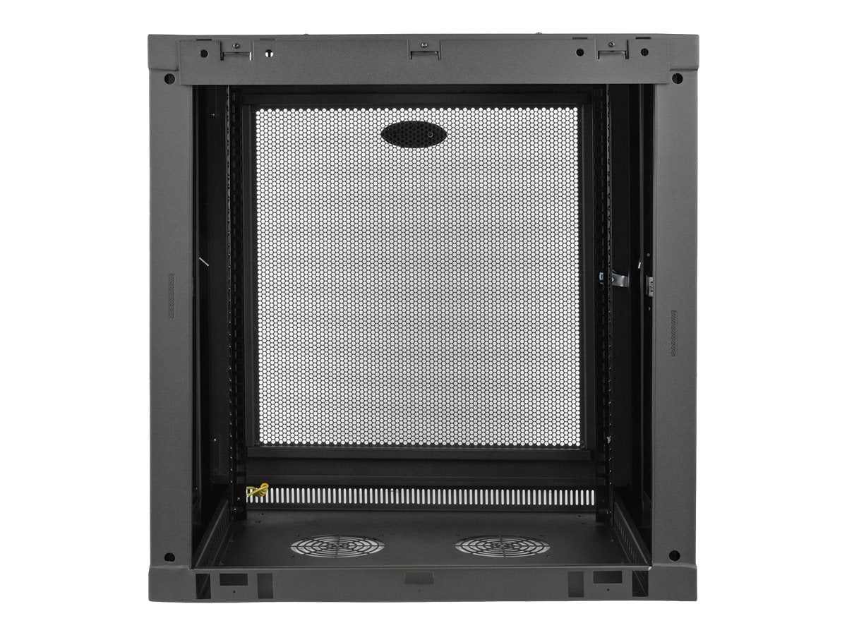 EATON TRIPPLITE 12U Wall Mount Rack Enclosure Server Cabinet w/ Door & Side Panels Rack cabinet wall mountable Black 12U 19