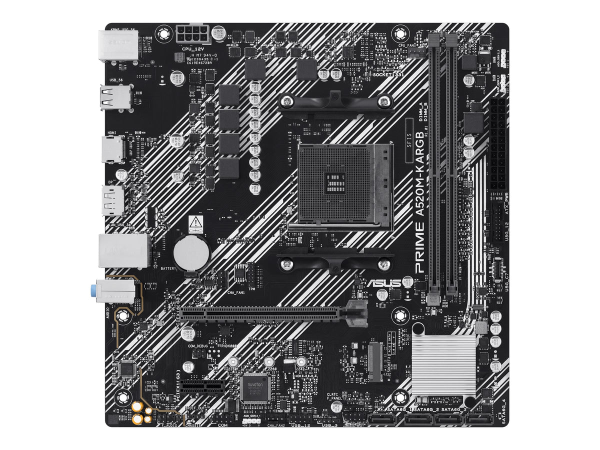 ASUS PRIME A520M-K ARGB AM4 DDR4 M.2 HDMI AURA MB