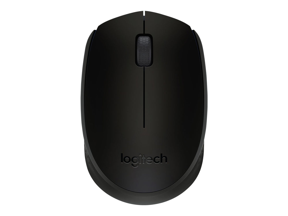 LOGITECH B170 Mouse optical 3 buttons wireless 2.4 GHz USB wireless receiver black
