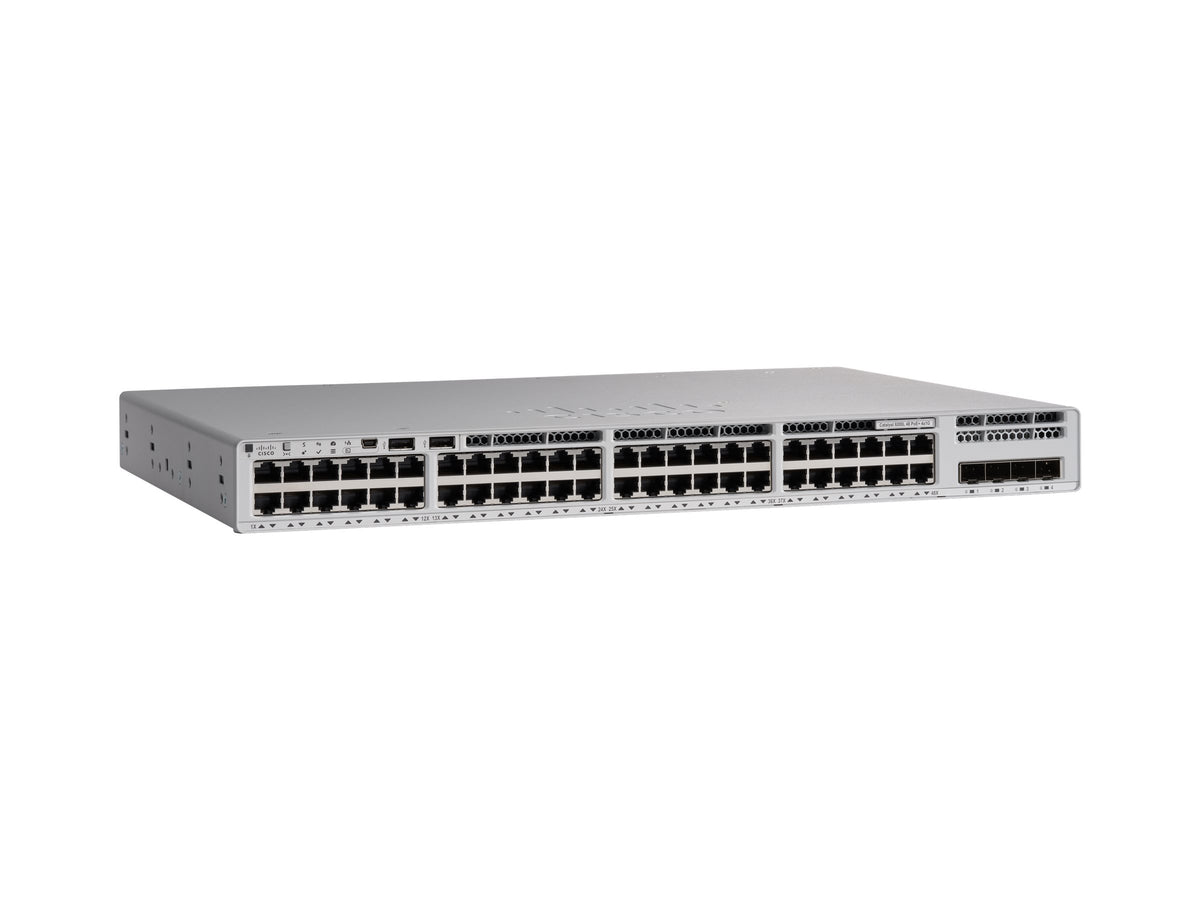 CISCO Catalyst 9200L 48-port Partial PoE 4 x 1Gbps NW Essentials