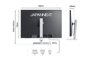 JAPANNEXT - Écran LCD - 28.2p - 3840x2560 4K 60 Hz - IPS - 5 ms - Garantie 3 ans