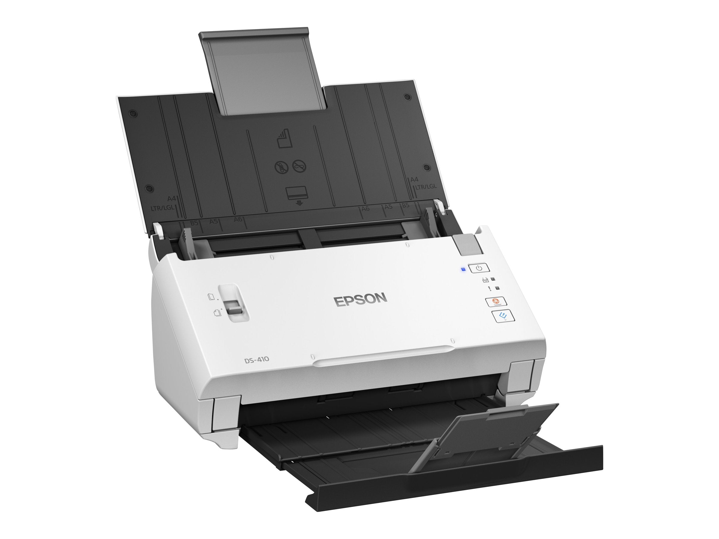 EPSON WorkForce DS-410 Document scanner Contact Image Sensor CIS Duplex A4 600x600dpi 26ppm ADF 50sheets 3000scans/d USB 2.0