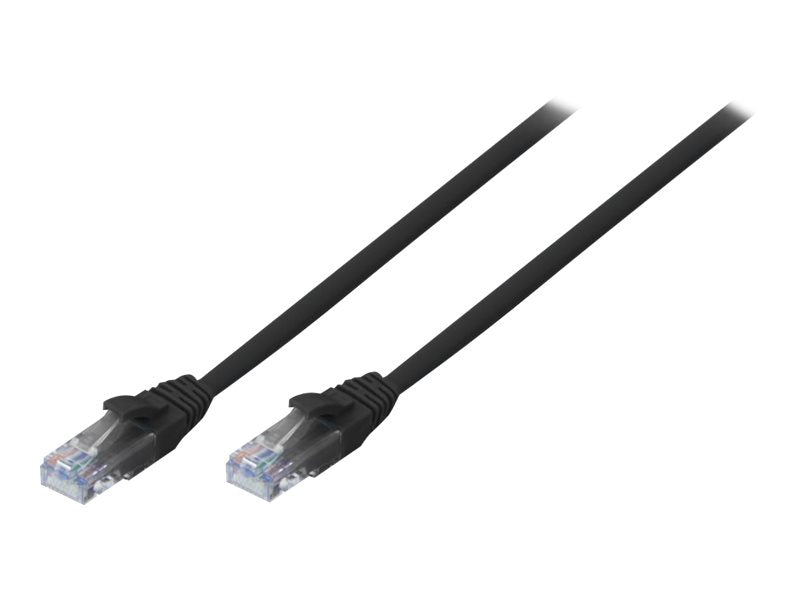 LINDY Cat.6 U/UTP Cable Black 0.3m