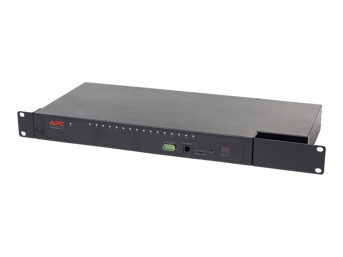 APC KVM 2G Analog KVM switch CAT5 16 x KVM ports 1 local user rack-mountable TAA Compliant