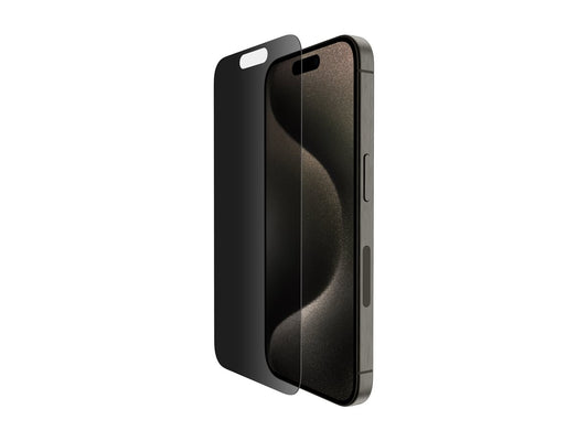 BELKIN ScreenForce Pro TemperedGlass Privacy AM Screen Protection for iPhone 15 Pro