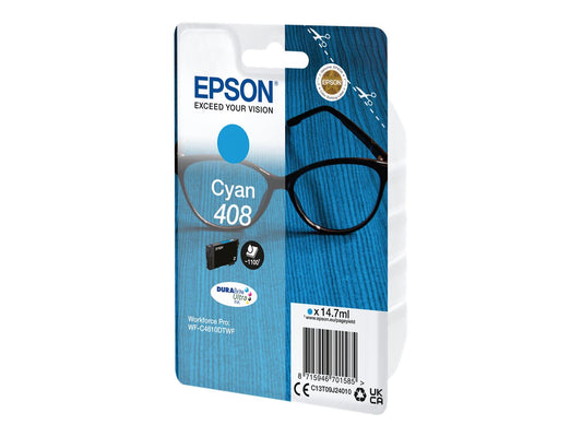 EPSON 6LB Singlepack Cyan 408 DURABrite Ultra Ink