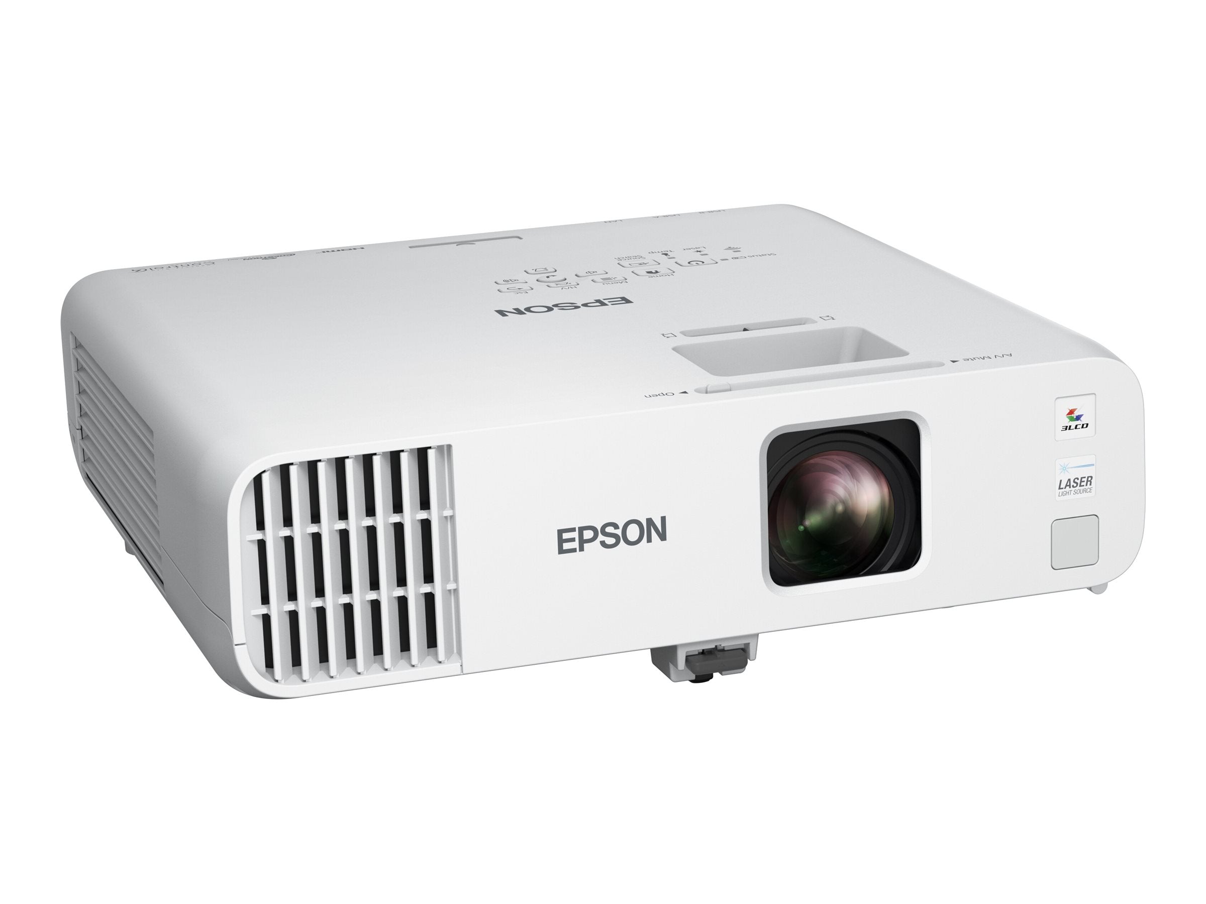 EPSON EB-L260F Projecteur laser, 4600Lm,  Full HD ,  , 1,32 – 2,12:1 , 16:9, VGA (2x), HDMI x2 , RJ45, Wi-Fi, Miracast , blanc