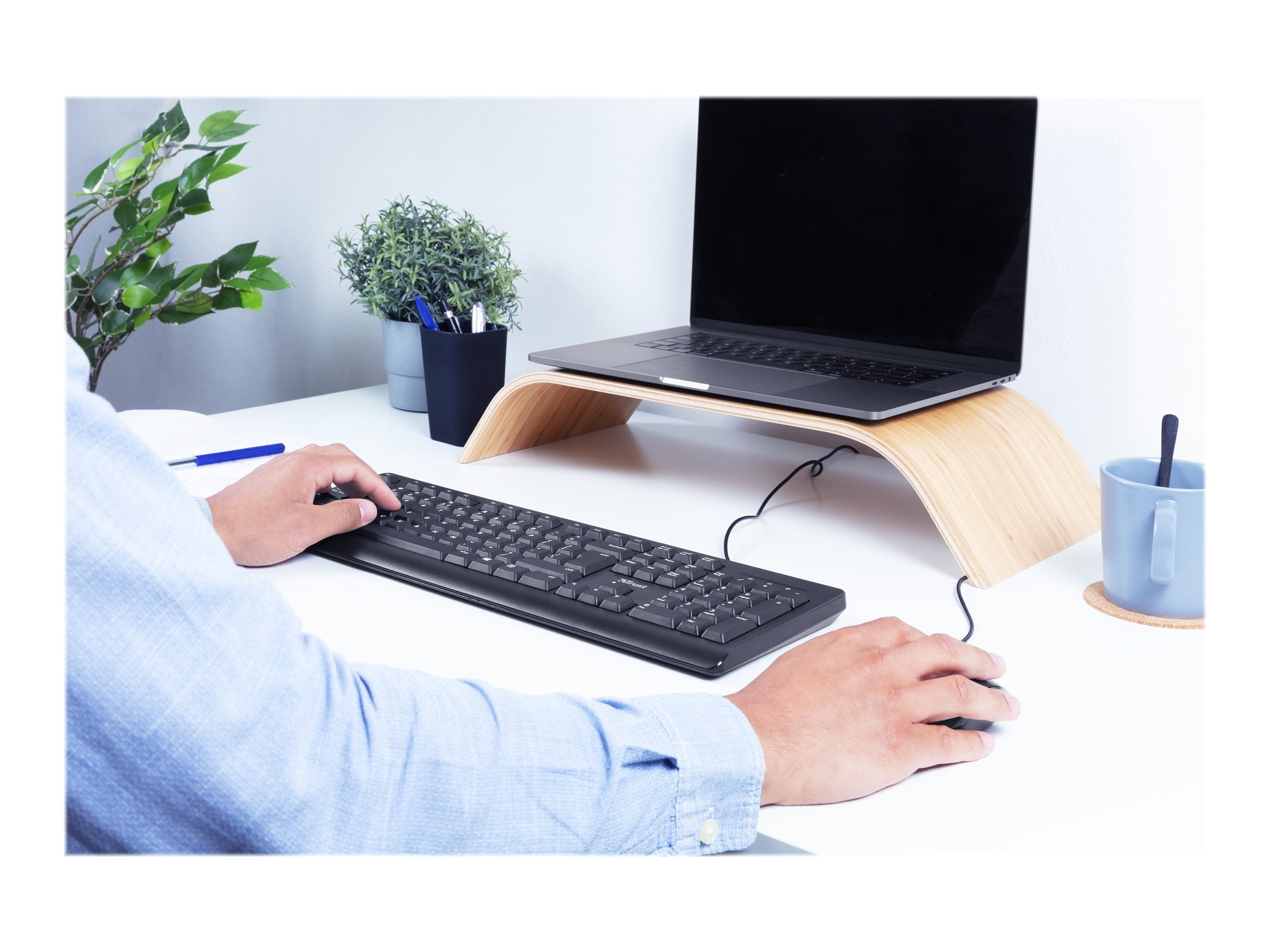 TRUST Pack clavier & souris filaire PRIMO (FR)