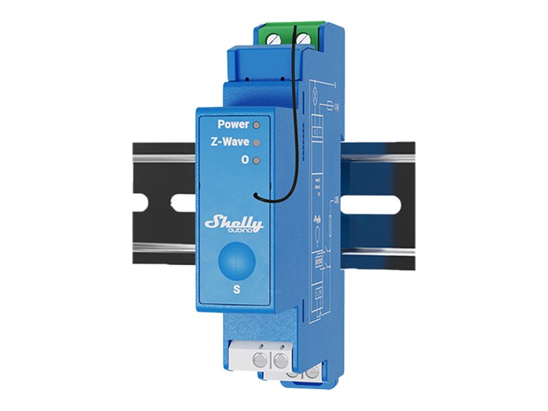 SHELLY Wave Pro 1 DIN-Rail 1-Channel Smart Switch // QPSW-0A1X16EU