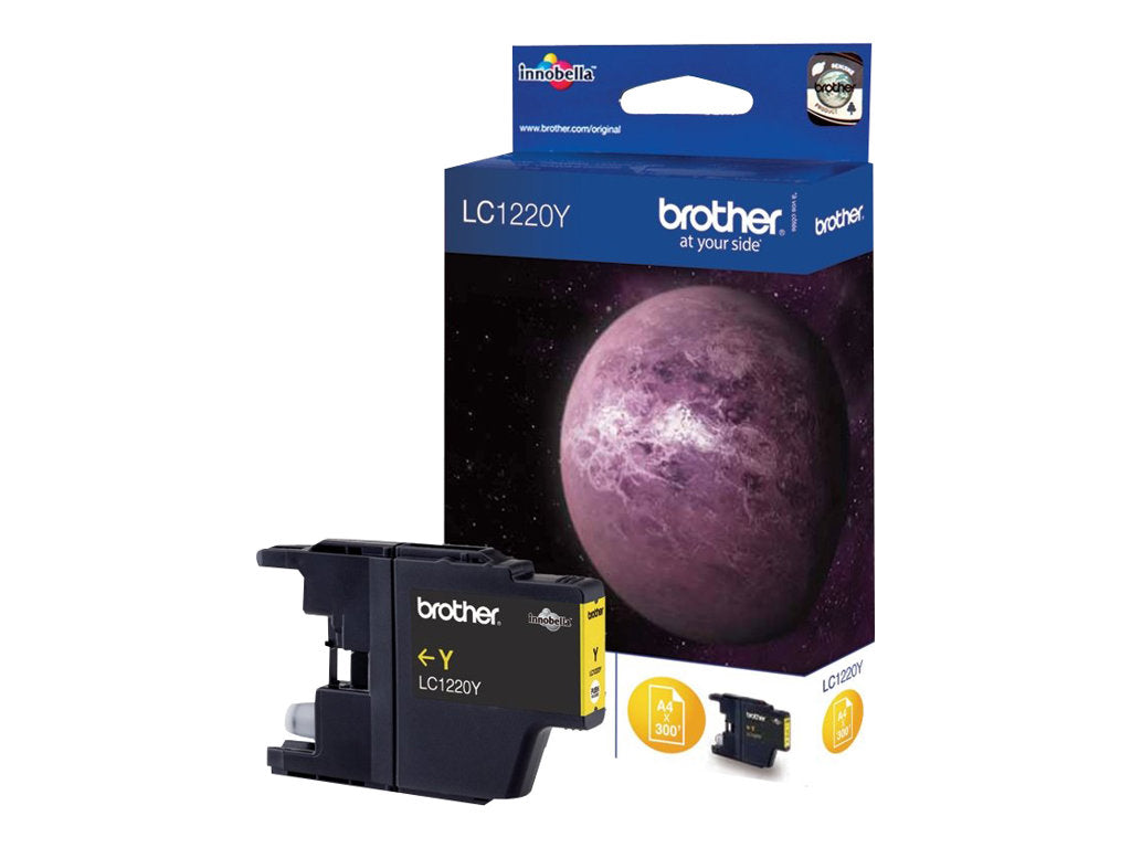 BROTHER LC-1220 cartouche d encre jaune capacité standard 300 pages pack de 1