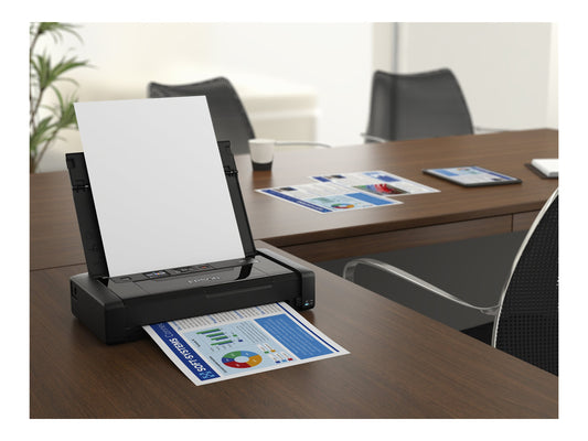 EPSON WorkForce WF-110W Printer colour ink-jet A4 5760x1440dpi 7ppm mono/4ppm colour capacity 20 sheets USB 2.0 Wi-Fi