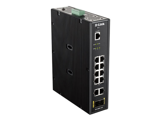 D-LINK 12 Port L2 Industrial Smart Managed Switch with 10 x 1GBaseTX ports and 2 x SFP ports