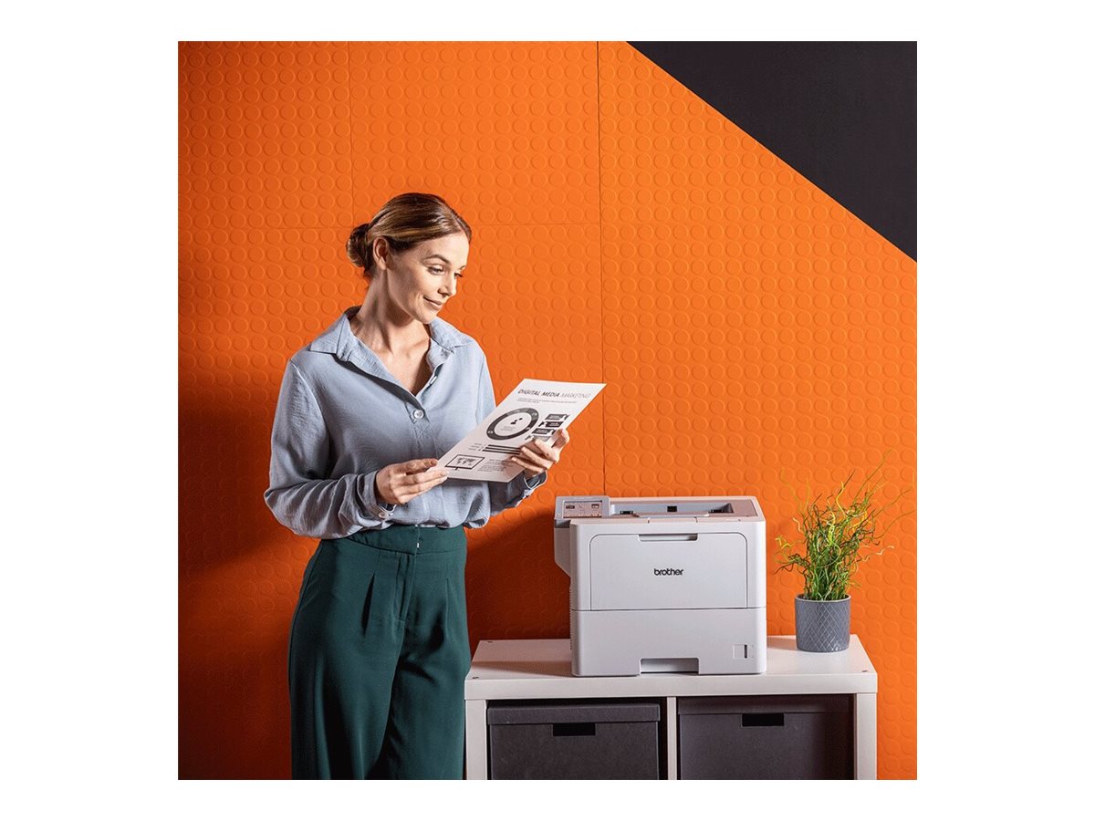 BROTHER HL-L6410DN Printer Mono B/W Duplex laser A4 1200x1200dpi 50ppm capacity 620 sheets USB 2.0 Gigabit LAN NFC USB 2.0 host