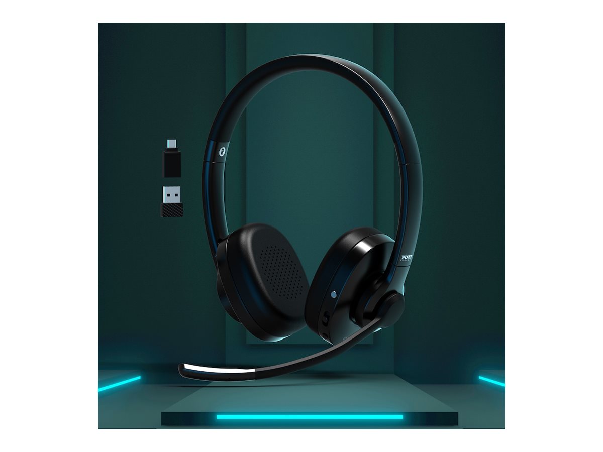 PORT DESIGNS Binaural Headset Bluetooth - Pro
