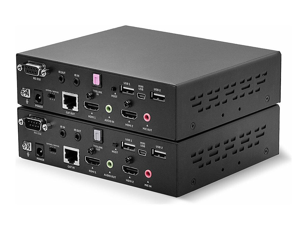 LINDY 100m Cat.6 Dual Head HDMI USB & RS232 Extender