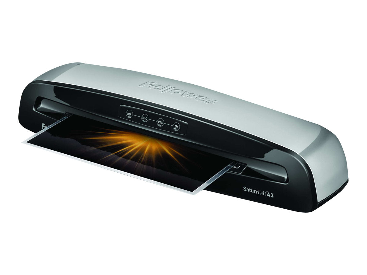 FELLOWES Bundle Plastifieuse Saturn 3i A3  achetée + 4x25 packs 80 microns offerts