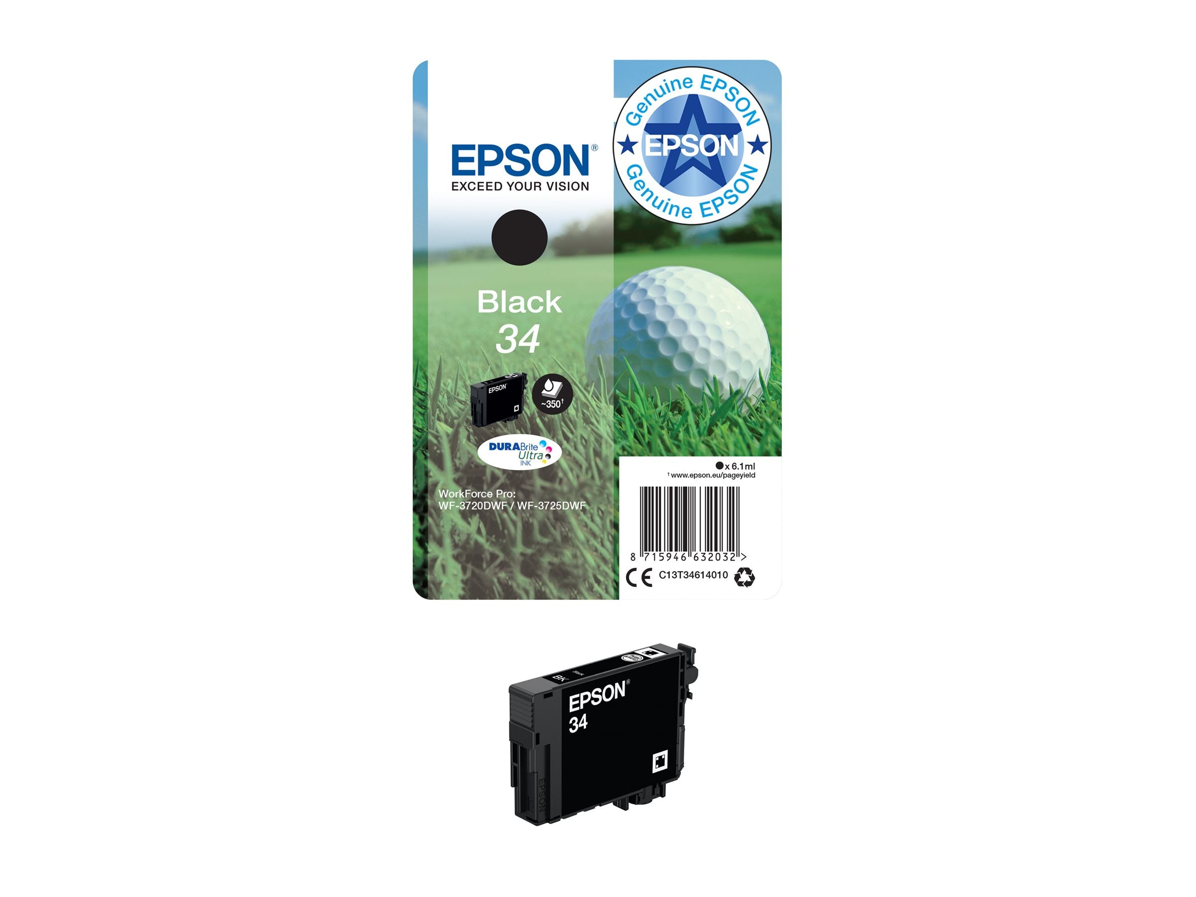Ink/34 Golf Ball 6.1ml BK