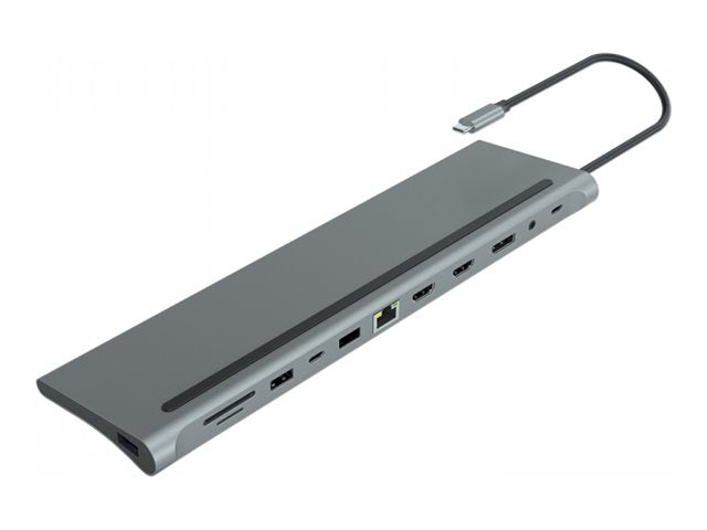 MCL MD1A99AZZUSB3C568 - Station daccueil 11 ports HDMI DP USB 3.0 RJ45 audio PD 100W