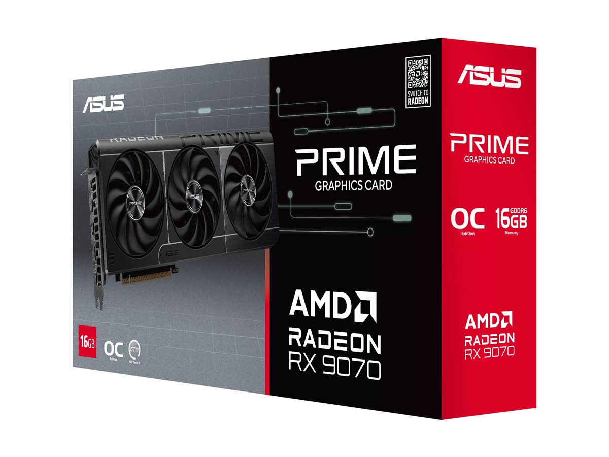 ASUS Prime GeForce RTX 5080 EVO OC Edition 16Go GDDR7 Graphics Card PCIe 5.0 HDMI DP 2.1