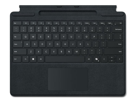 MICROSOFT Surface - Keyboard - Clavier - Trackpad - Encoche Pen - Surface Pro 8/9/10/11 - Copilot Ready - AZERTY - Noir