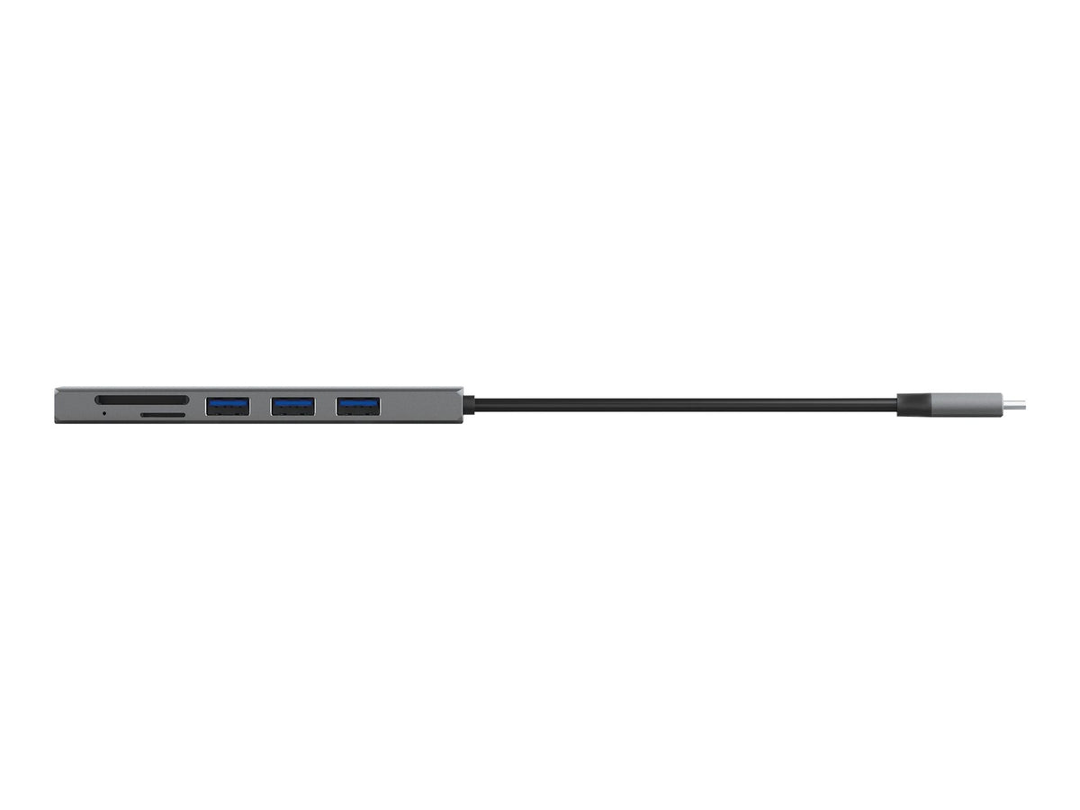 TRUST Hub USB-C HALYX 5 ports 3 USB 1 SD et 1 micro-SD
