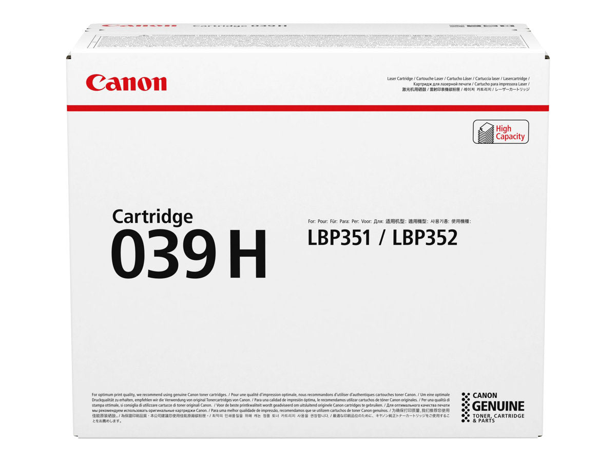 Toner/039H LBP Cartridge BK