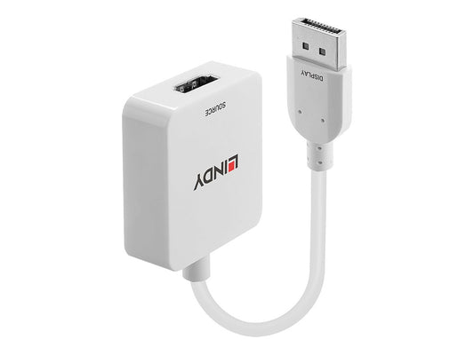 LINDY HDMI 18G to DisplayPort 1.2 Converter Connects an HDMI source to a DisplayPort display